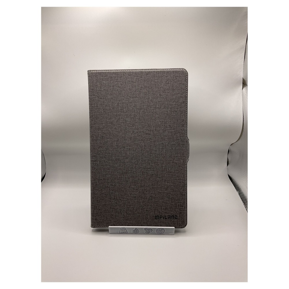 Infiland‎ Grey Fabric Folio Case for Samsung Galaxy Tab A7 10.4"